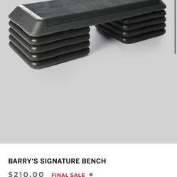 Barry’s Bootcamp Bench (NEW) $175 OBO