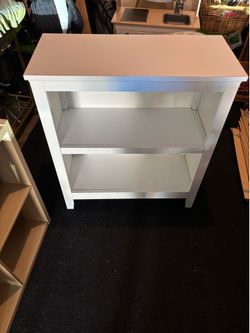 White 2 shelf bookcase