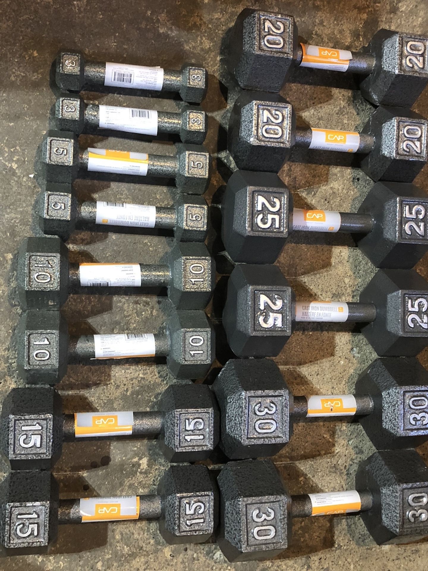 Dumbbells Set 3-30lb