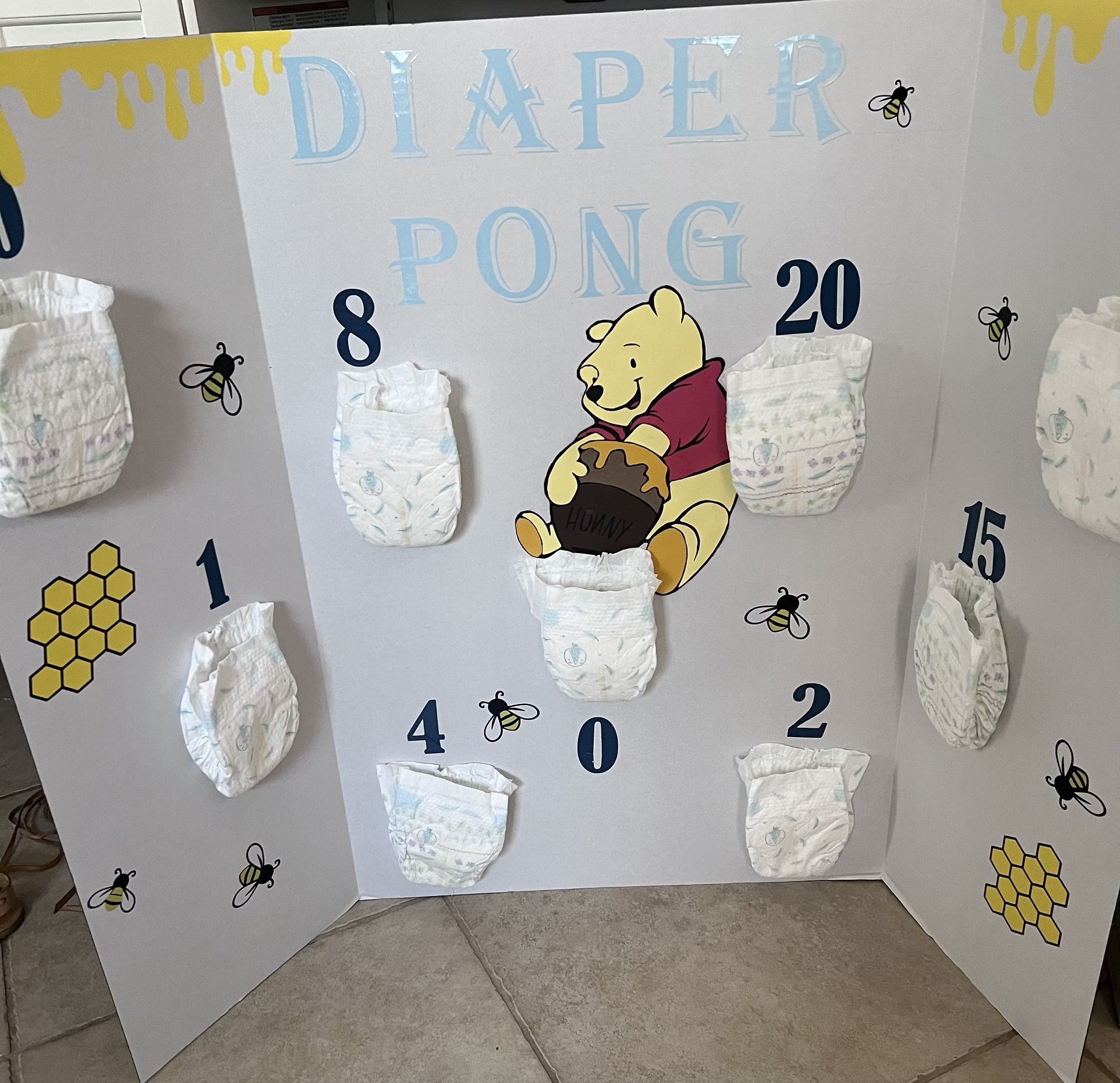 Winnie the Pooh, baby shower game