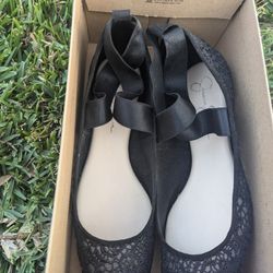 Black Ballerina Flats