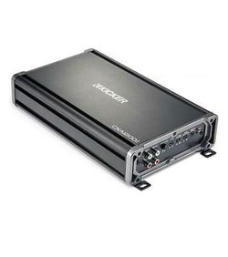 Kicker 43CXA12001 Car Mono Amp 2400-Watt Class D 43CXA1200.1 Monoblock Amplifier