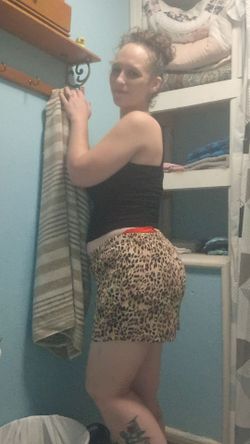 Cheetah print shorts