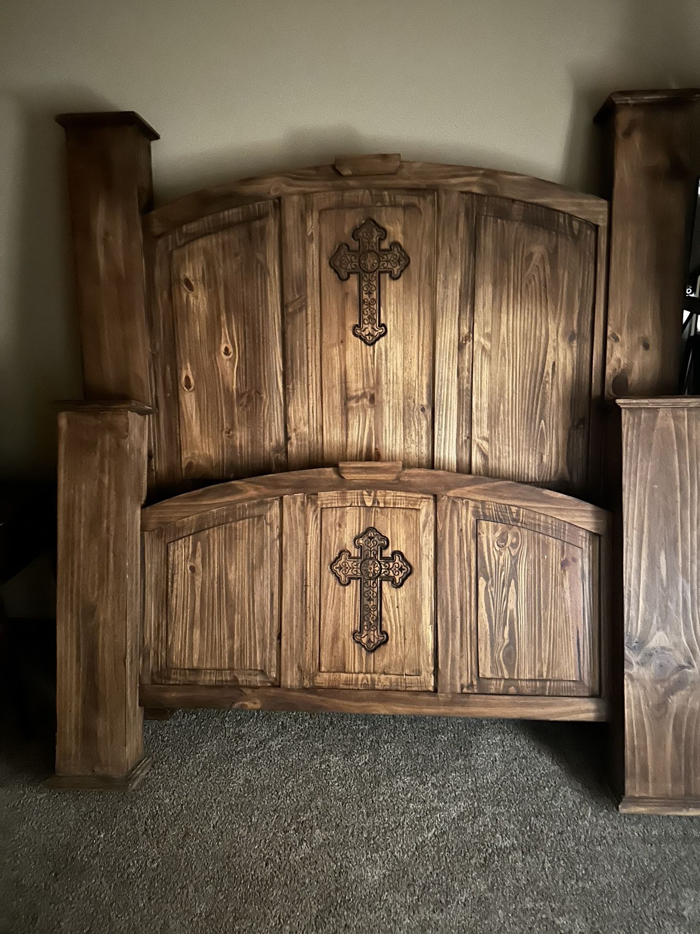 Bed Head Board With Frame And Nuts