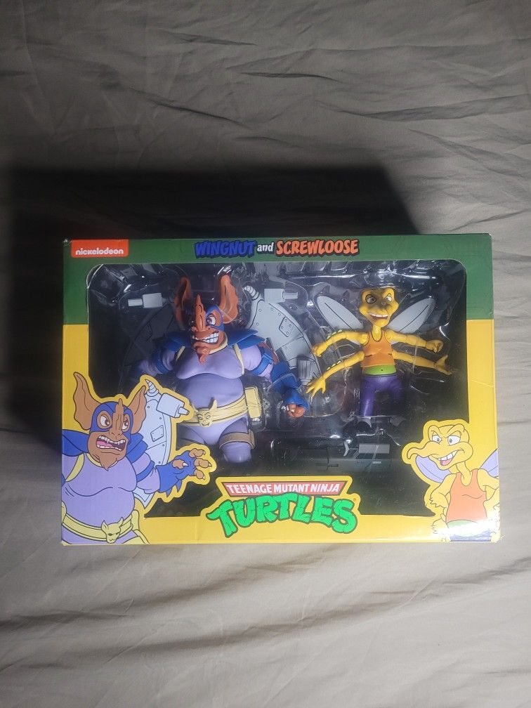 NECA TMNT Wingnut and Screwloose (Action Figure Collection)