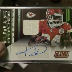 Signed Kansas City chief running back