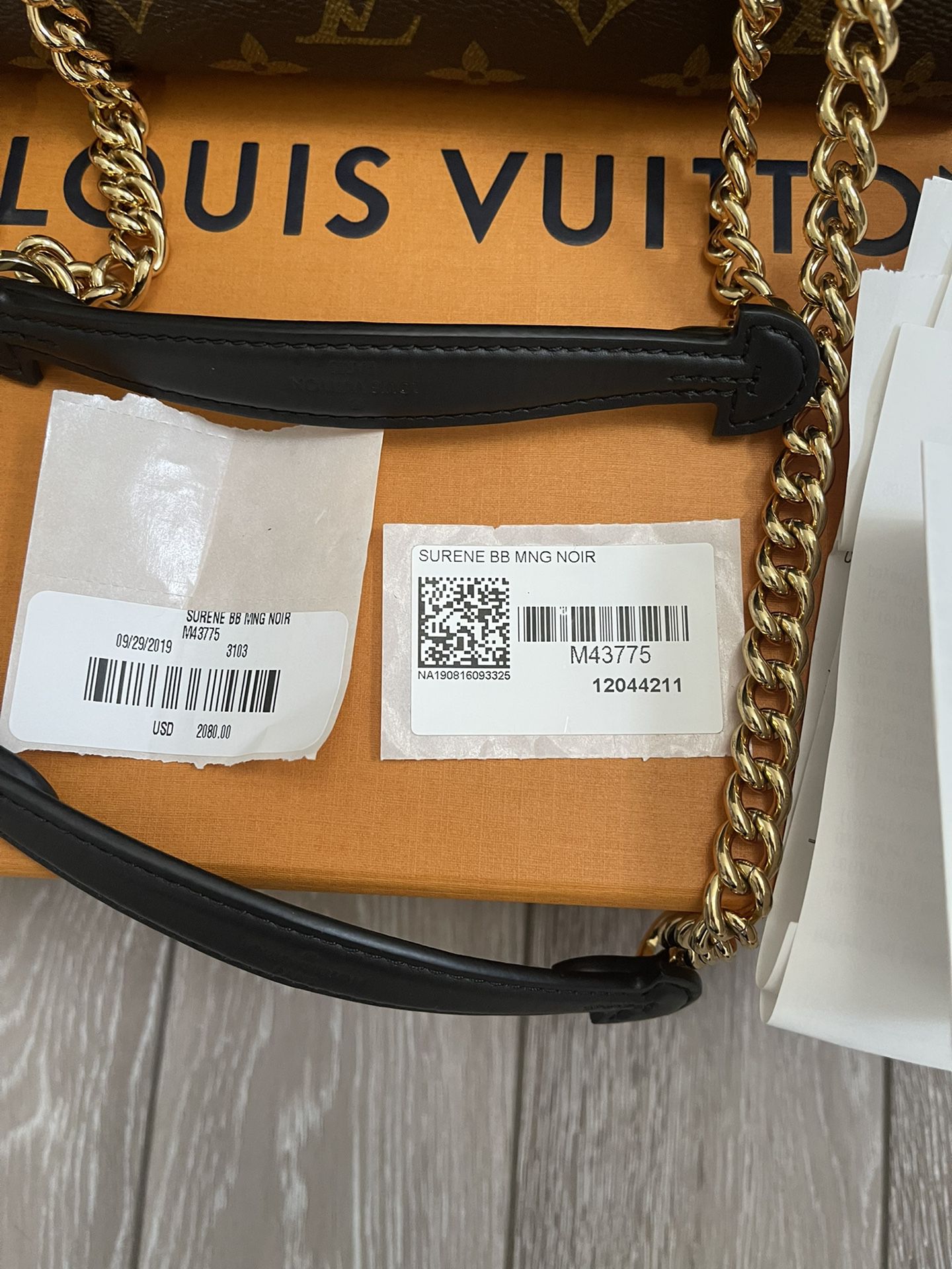 LOUIS VUITTON Surene BB Chain Shoulder Bag M43775
