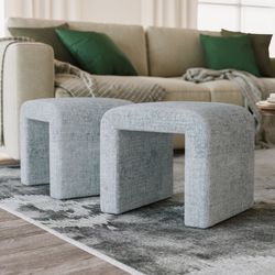 Sophia Blue Petite Bench (Set of 2)