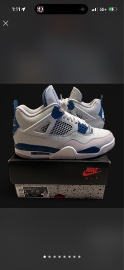 Jordan 4 Military Blue size 8 for men