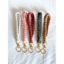 Beautiful Handmade Macrame Keychains & Wristlets