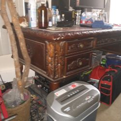 An Original Hand Crafted Indonesia Writing Desk.