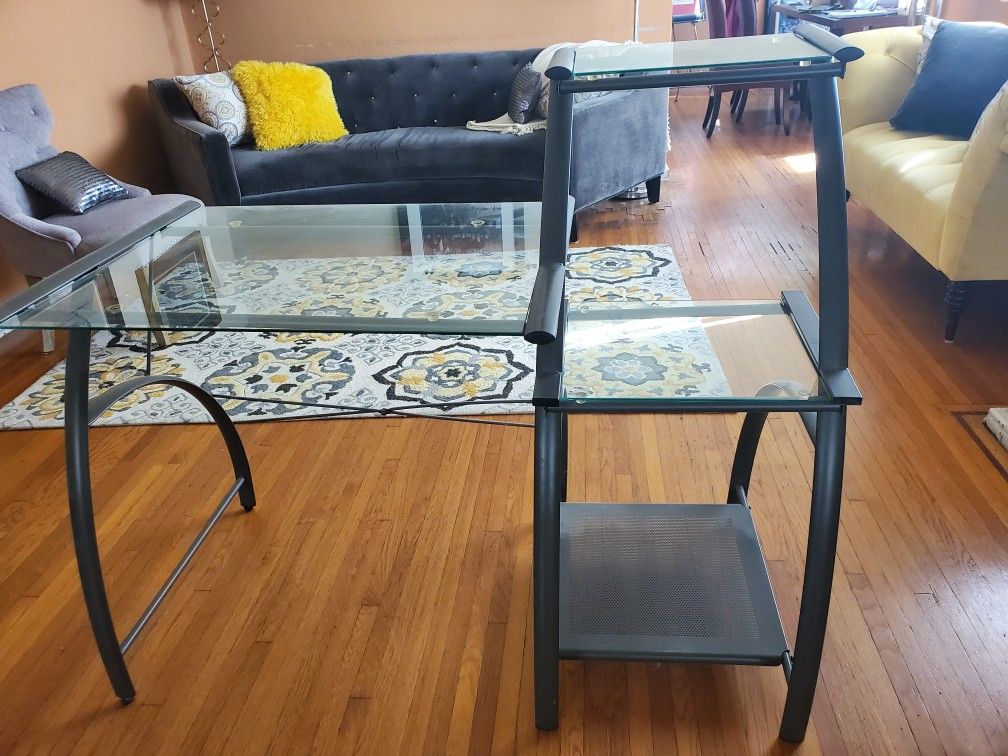 Glass Desk
