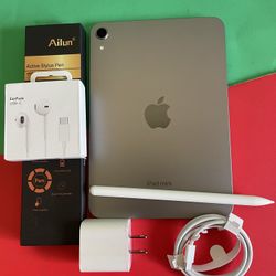  Apple Ipad Mini 7th Generation (Newest 2024 / A17 pro chip) 128GB with pen, case & Accessories (256GB $529) 