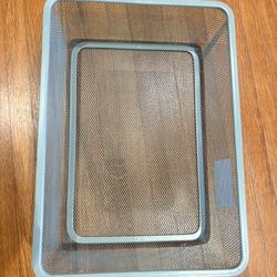 4 Green Mesh Ikea Baskets 