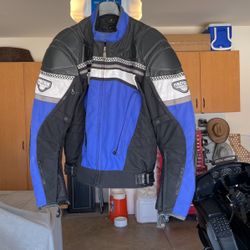First gear Motorcycle Jacket - Small.  Very Clran With Removable Liner  