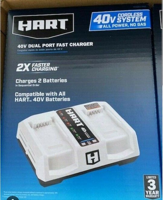 40v Dual Port Fast Charger