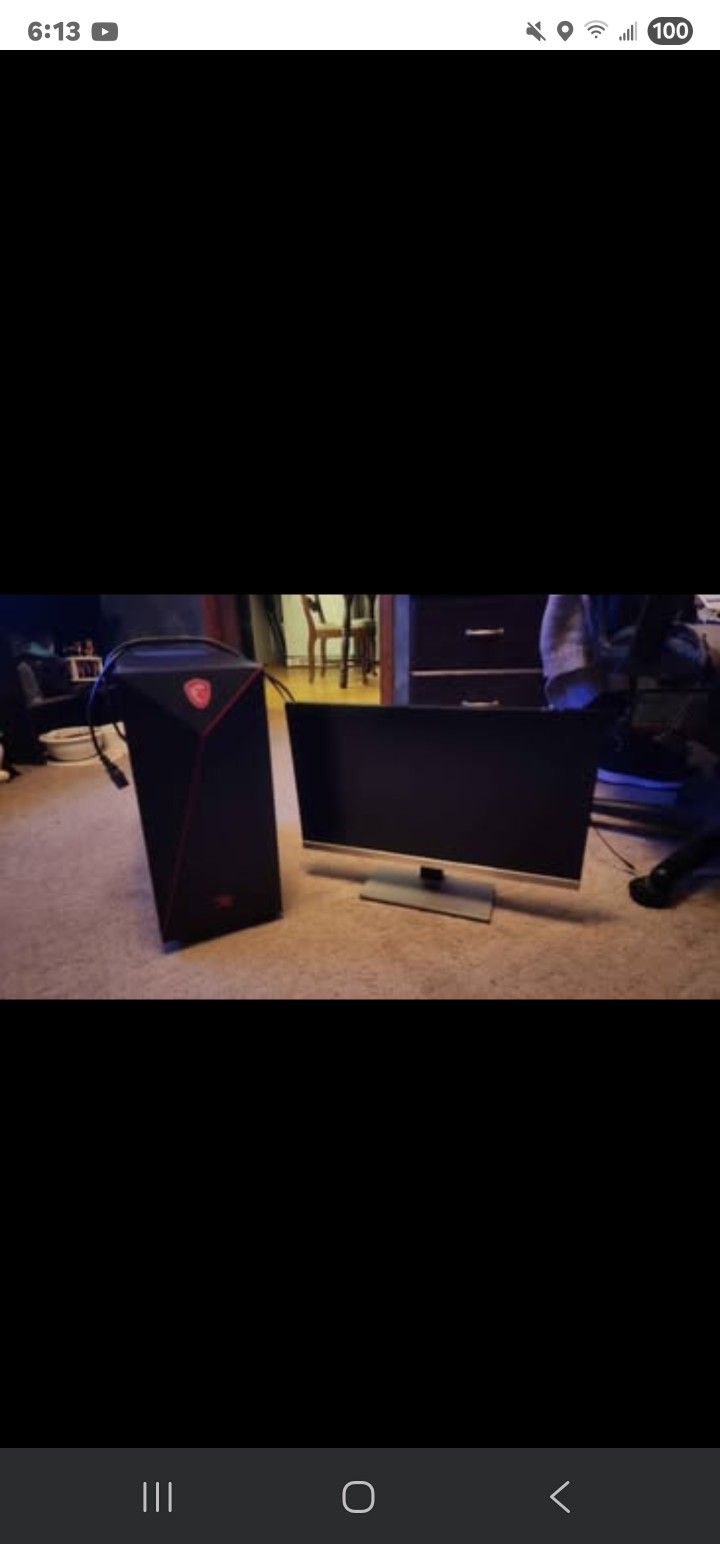 Prebuilt GTX 1080 CPU I7 W/23 IN IPS LED MONITOR