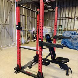 ETHOS RACK WITH SFETY ARMS BENCH NOT INCLUDED