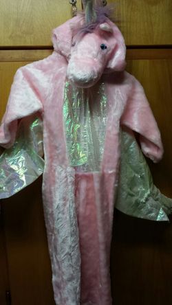 Kids size L pink unicorn costume