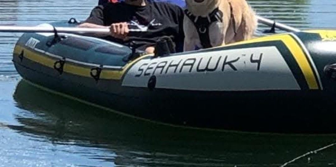 Seahawk 4 Inflatable Fishing Boat.