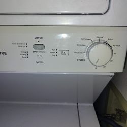 Frigidaire Stacked Washer And Dryer Works Great! 