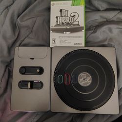 Dj Hero 2 Game With Turntable For Xbox 360