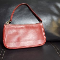 Red Coach Purse Bag Small 