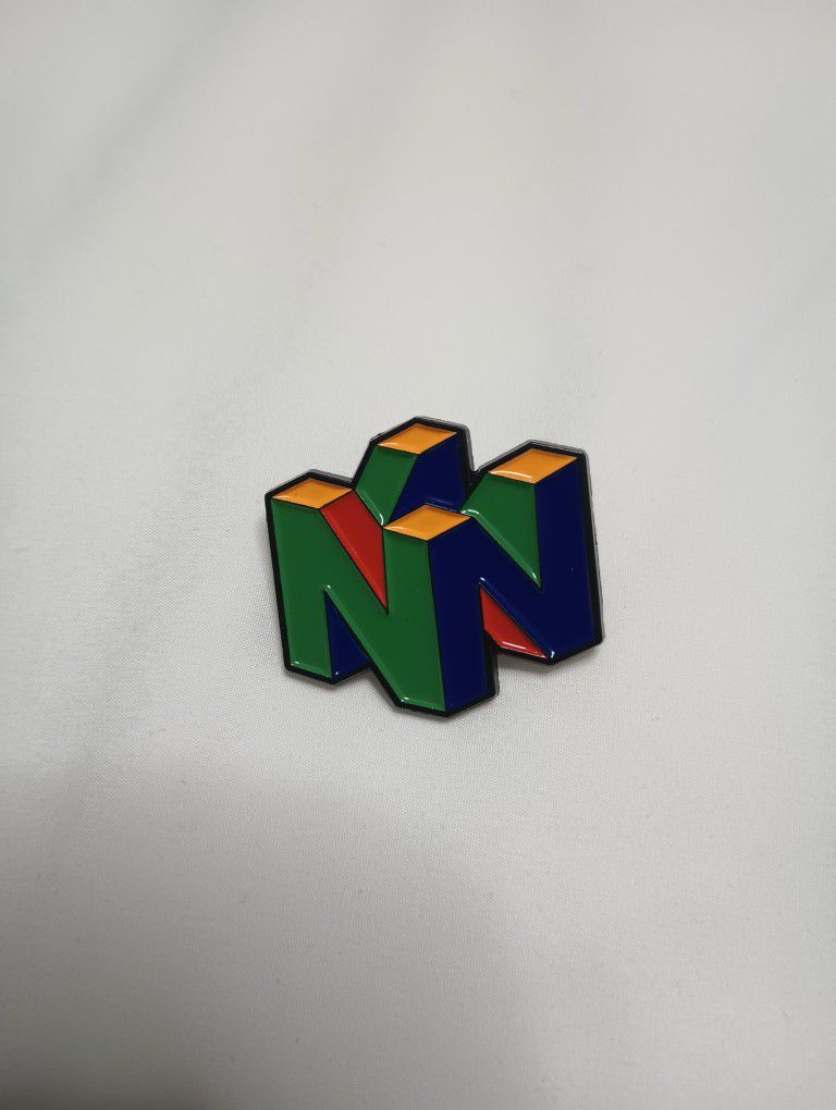 Nintendo 64 Logo Enamel Pin 