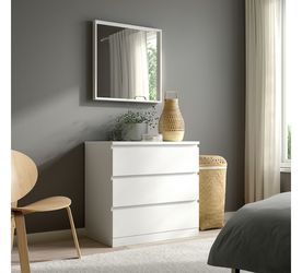 IKEA NISSEDAL WHITE MIRROR