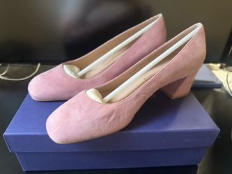 Stuart Weitzman Marymid Candy Suede Pumps Size 8.5W – Excellent Condition w/ Box