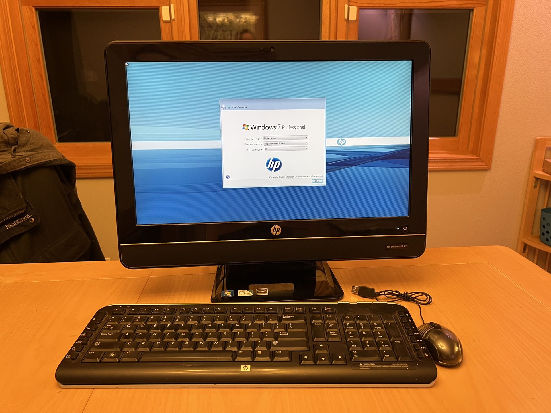 HP Omni Pro 110 All-in-One PC Computer