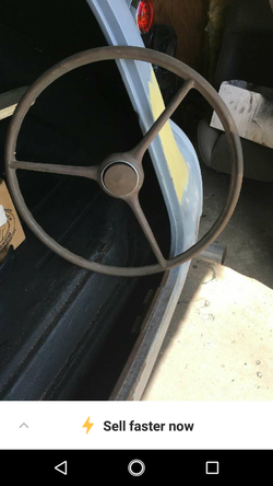 1939 Chevy steering wheel