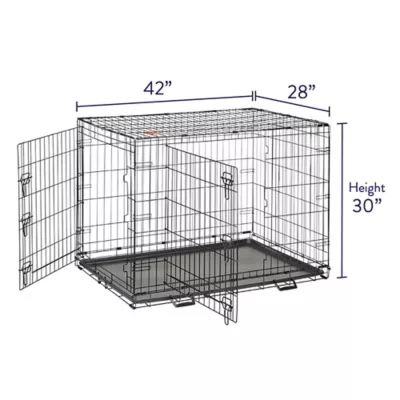 Double Door Dog Crate