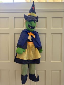 Vintage Goffa Halloween Witch Plush
