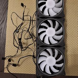 Alphacool Rise Aurora 120mm pc fans (x3) + Radiator 