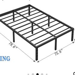 King Size Metal Frame Bed 