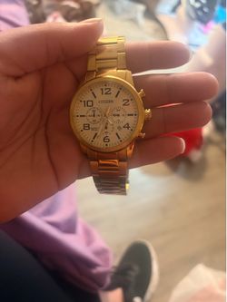 Citizens gold watch