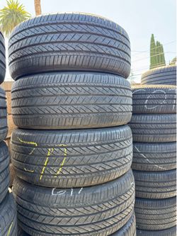235/45r18 Bridgestone tires en excelentes condiciones de vida las 4