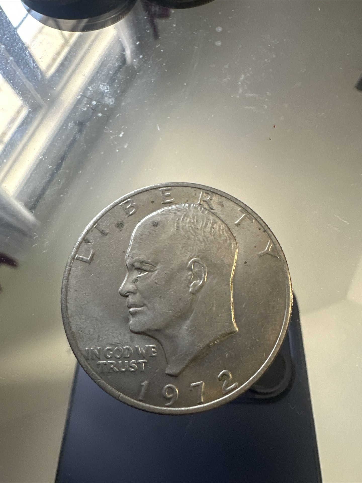 1972 Type II Eisenhower Silver Dollar