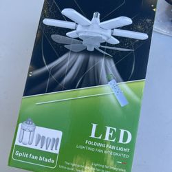LED Folding Fan Light 