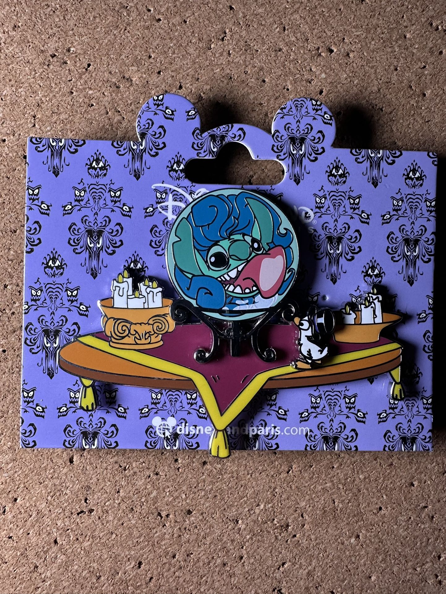 DLP Stitch Ball Haunted Mansion Phantom Manor Madame Leota DLRP Paris Disney Pin