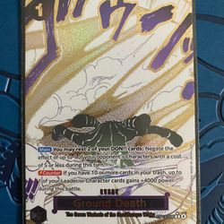One Piece TCG Ground Death Card