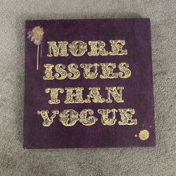 Oliver Gal More Issues Than Vogue Canvas Art