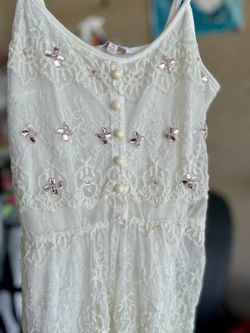 Cream Color Lace Top - Size XS