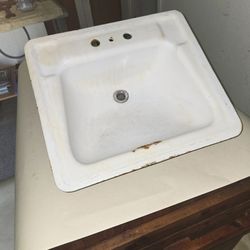 Vintage 1954 American Standard Cast Iron Sink | Garden / Industrial Decor / DIY Project