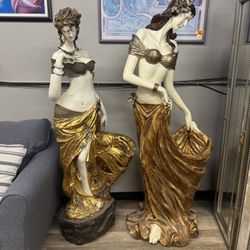 Pair Of Resin 6 Foot Statues - Excellent Condition- Originally $6500