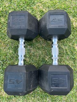 45 lbs dumbbells