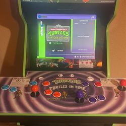 Arcade Game 1up NINJA TURTLES 