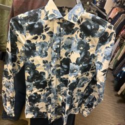 Navy Rose Shirt