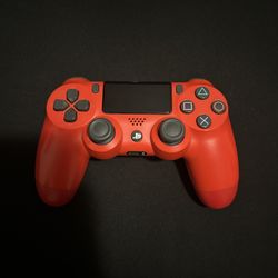 Red PlayStation 4 Controller